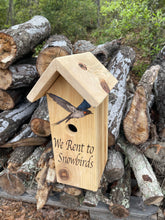 Load image into Gallery viewer, Snowbird Birdhouse
