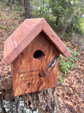 Load image into Gallery viewer, Swallow Scripture Birdhouse
