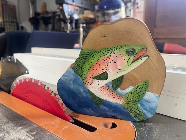 Painted Wood Art