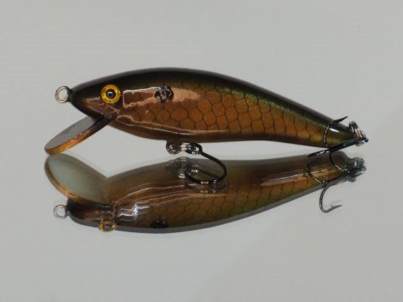 shiftcolorsbait.com Two Charlie shad green wood lures